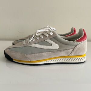 TRETORN - Rawlins Suede Lace-Up Sneakers in grey / blue